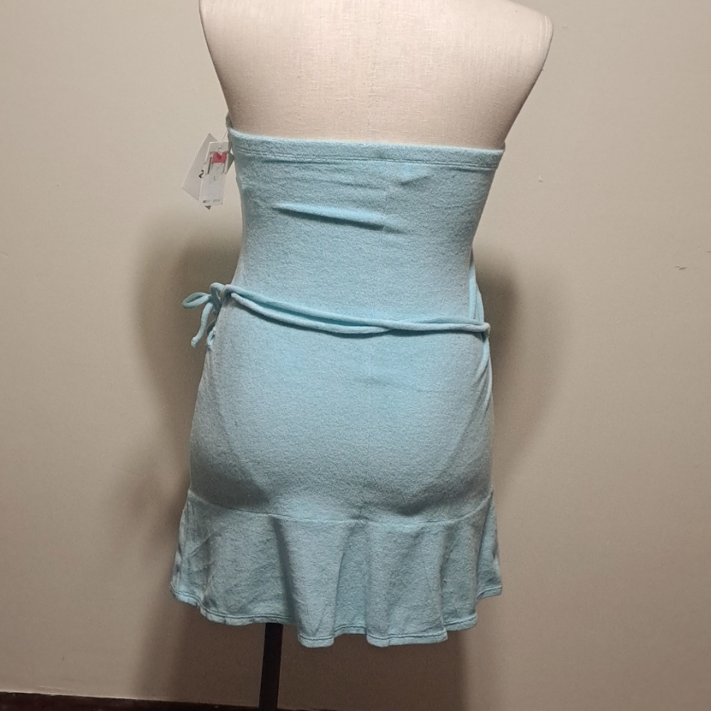 Rampage Swim Wear - Beach Towel Light Blue Swimming Suit Cover-up Size Large - Picture 3 of 5